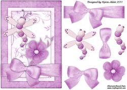 Dragonfly 'n Bloom Step by Step Card Front