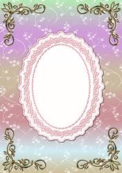 Blossoms Card Front - Lollipop