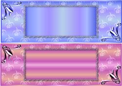 Floralia Large Dl Card Fronts - Lily and Fantasy