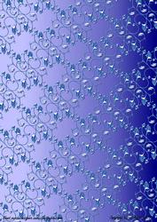 Blue Metallic Swirls