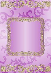 Gilding and Swirls in Pink