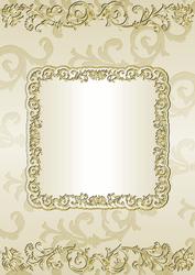 Gilding and Swirls in Beige