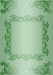 Art Deco Card Front in Mint