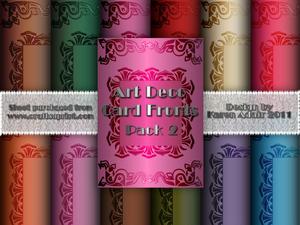 Art Deco Card Fronts Pack 2