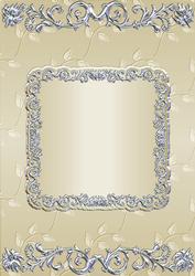 Silverleaf Card Front - Beige