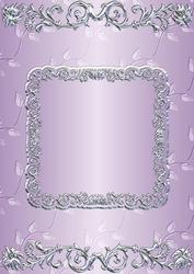 Silverleaf Card Front - Lilac