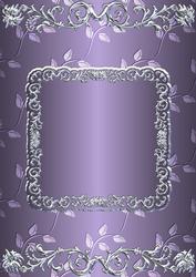 Silverleaf Card Front - Lavender