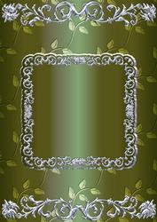 Silverleaf Card Front - Olive