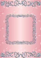 Silverleaf Card Front - Perfect Pink
