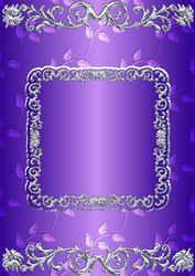 Silverleaf Card Front - Purple