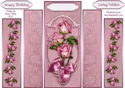 Sweetheart Roses Theatre Fold Panels