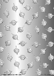 Silver Metallic Embossed Baubles