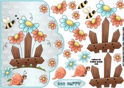 Dozy Daisy Days Scallop Edge Card Front