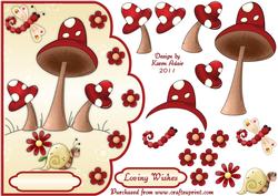 Simple Pleasures 4 Scallop Edge Card Front