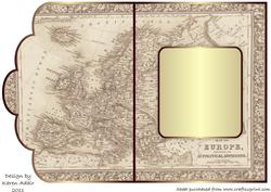 3D Vintage Car 2 Scallop Edge Insert