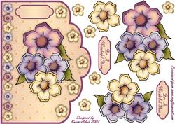Blooming Beautiful Scallop Edge Card Front