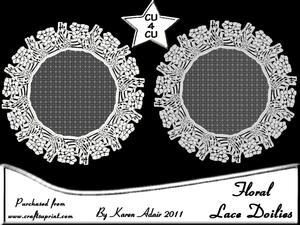 Floral Lace Doilies
