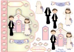 Wedding Day Scallop Edge with Step by Step
