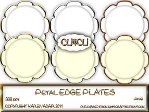 Petal Edge Plates