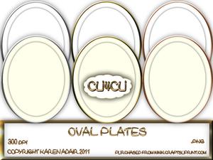 Oval Plates