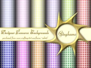 Ginghams Designer Resource Backgrounds