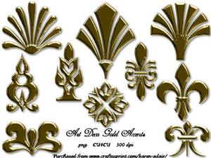 Art Deco Gold Accents