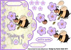 Another Bee-autiful Day Scallop Edge Card Fronts