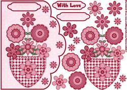 Posy in a Pocket Scallop Edge Card Front