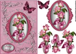 Sweetbriar Surprise Card Front with Step by Step