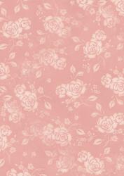 Rustic Rose Background Paper in Peach