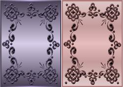 Purple and Rose Card Fronts