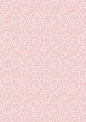 Swirly Vines Background in Rose