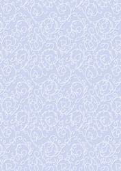 Swirly Vines Background in Blue