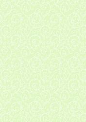 Swirly Vines Background in Lime