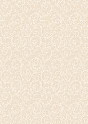 Swirly Vines Background in Peach