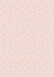Swirly Vines Background in Salmon