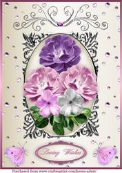 Perfect Posy A4 Card Front