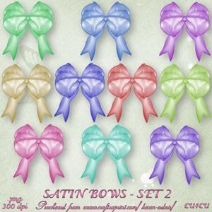Satin Bows - Set 2