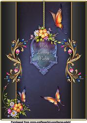 Butterfly Bonanza A4 Card Front