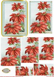 Christmas Poinsettia Pyramid