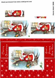 Santa Looking In