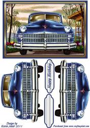 1947 Chrysler Card Front with Step by Step