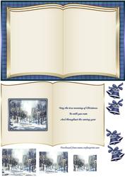 A Snowy Christmas in the Park Book Card Front
