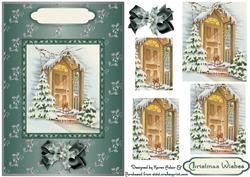 A Christmas Welcome Card Front with Pyramage