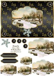 Sleigh Bells Ring Pyramid Card Front