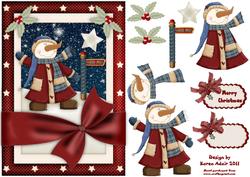 That Frosty Feeling Card Front with Step by Step