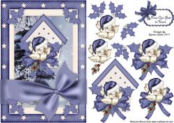 Little Christmas Sparrow's Got the Blues Card Front