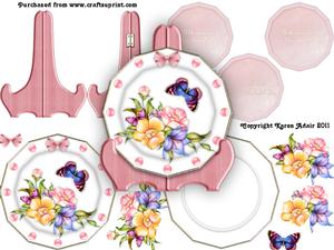 Fabulous Florals Plate Card Kit