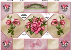 The Glory Rose - Octagon Tri-fold Quick Card