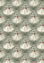 Christmas Bells Background Paper
